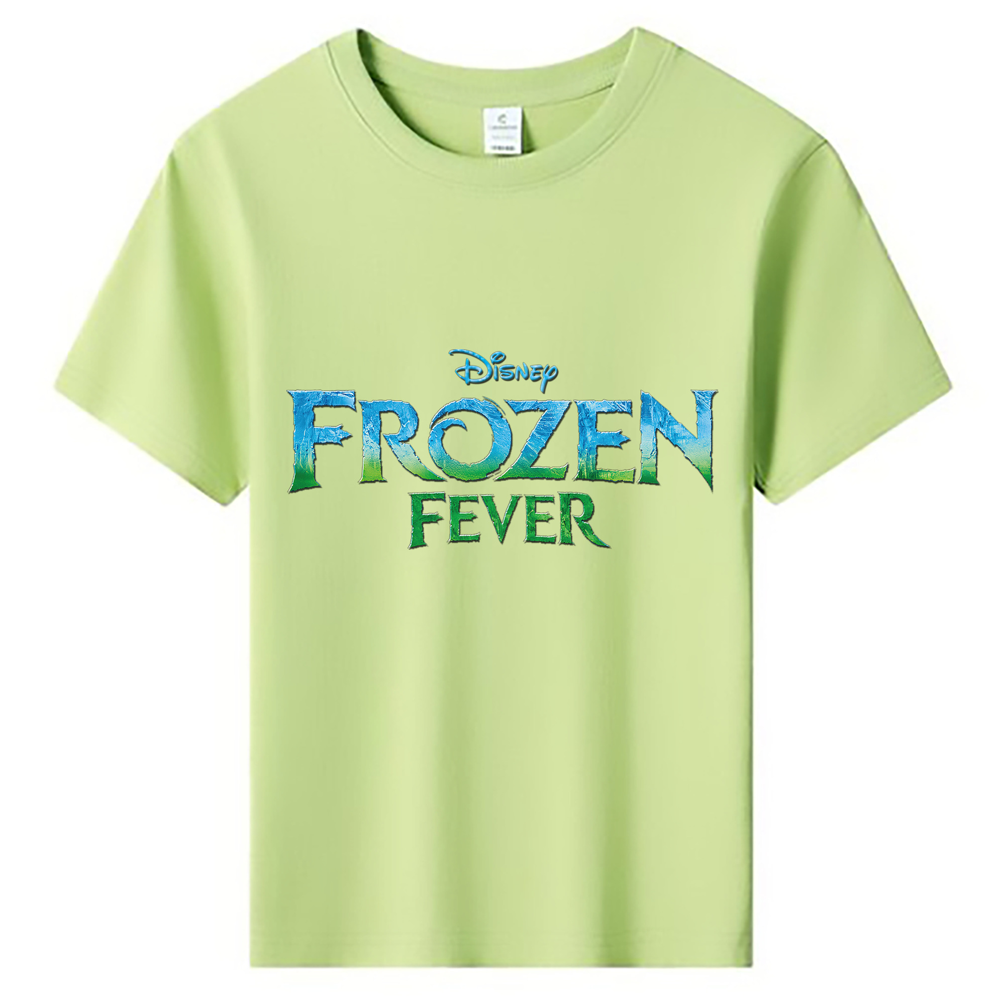 （画像用） アナと雪の女王 アンナ エルサ Frozen Anna Elsa 綿100％キッズTシャツ（フロントプリント）